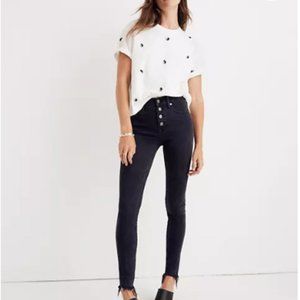 Madewell 9" High-Rise Skinny Jeans  Faded Black 27